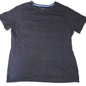 Land's End 100% Cotton Navy Blue Small T-shirt